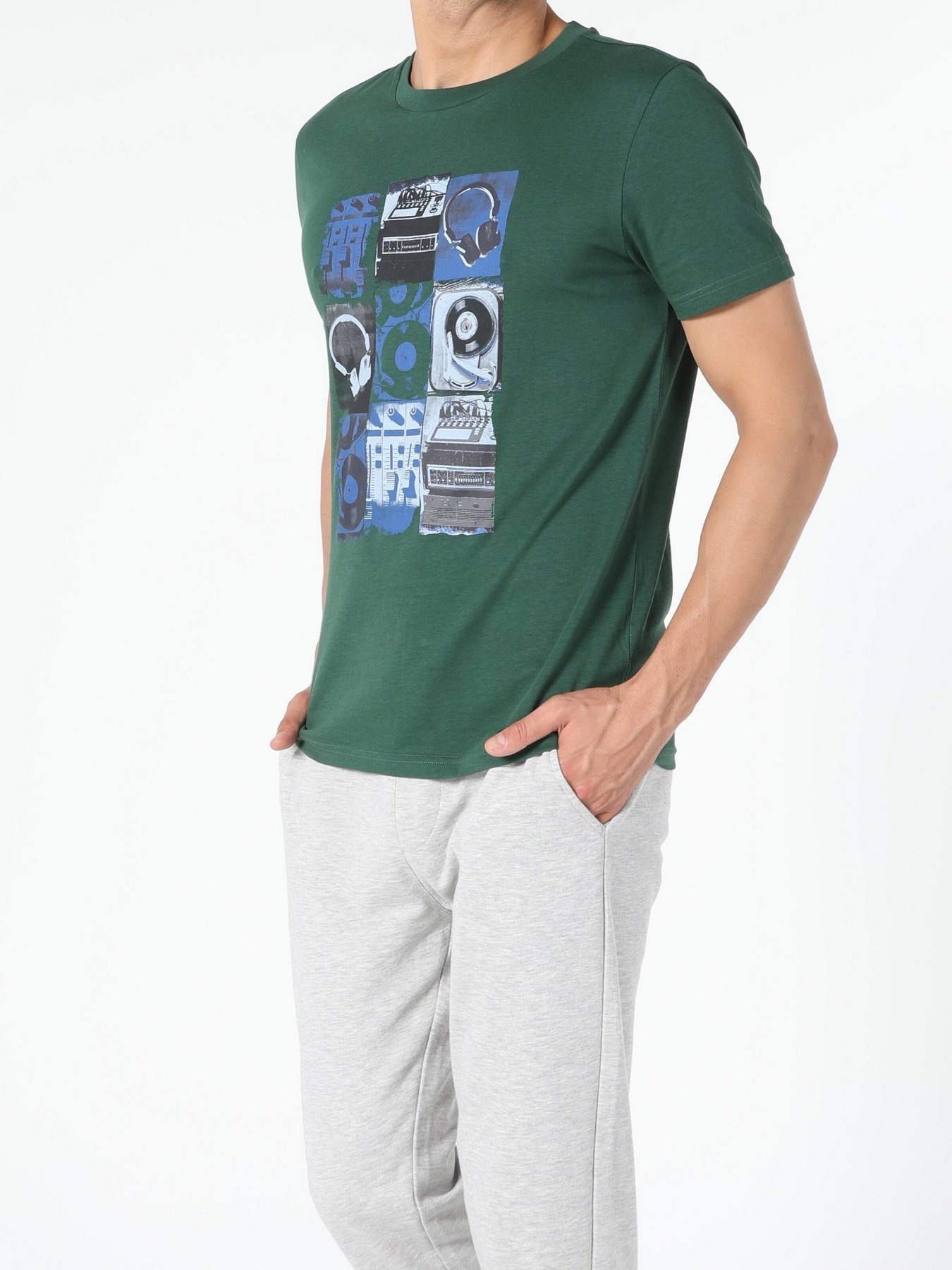 Футболка Colin’s модель CL1055064GRN Фото