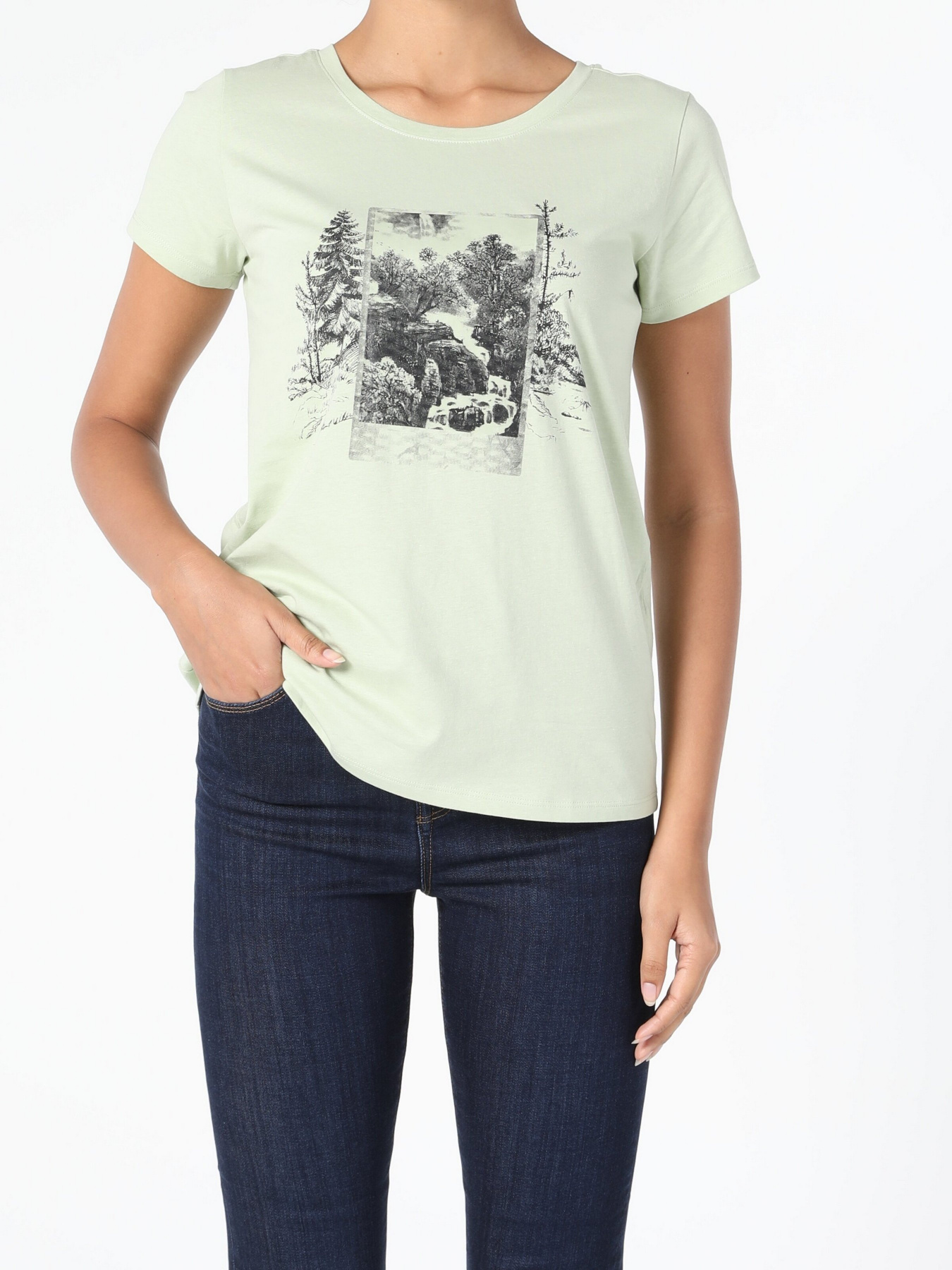 Футболка Colin’s модель CL1055093MNT Футболка Colin’s модель CL1055093MNT Фото