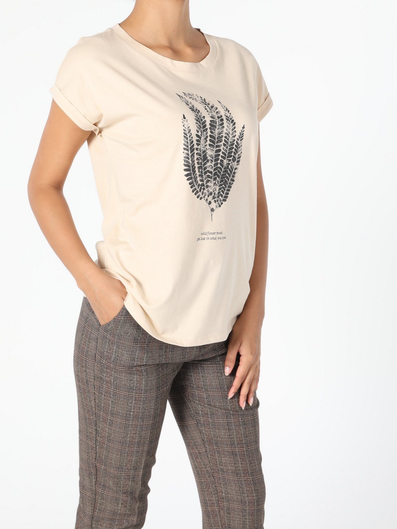 Футболка Colin’s модель CL1055117BEI Фото