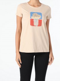 Футболка Colin’s модель CL1055768BEI Фото