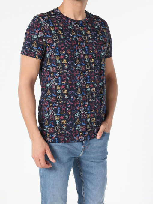 Футболка Colin’s модель CL1056534NAV Фото