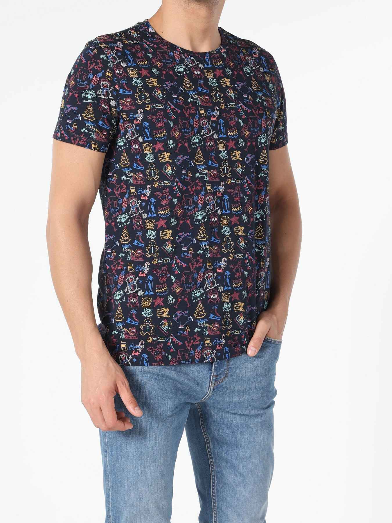 Футболка Colin’s модель CL1056534NAV Фото