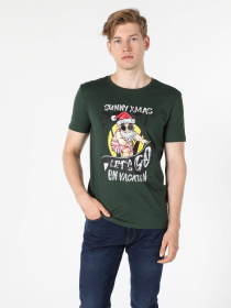 Футболка Colin’s модель CL1056535GRN Фото