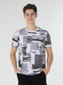 Футболка Colin’s модель CL1057012WHT Фото