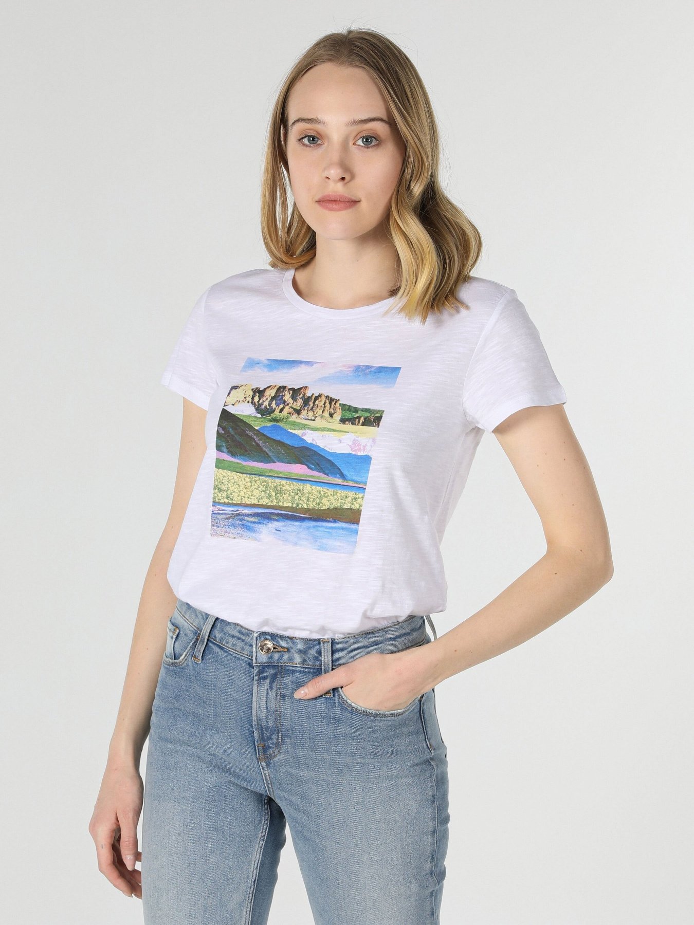 Футболка Colin’s модель CL1057337WHT Фото