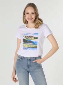 Футболка Colin’s модель CL1057337WHT Фото