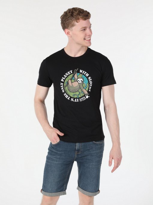 Футболка Colin’s модель CL1057573BLK Фото