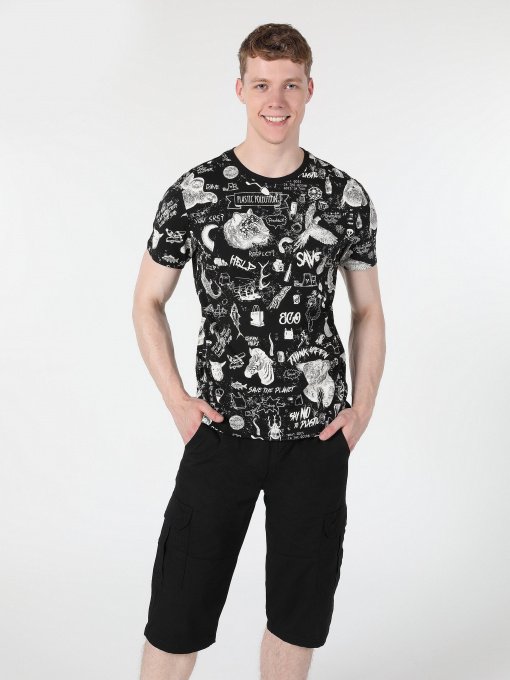 Футболка Colin’s модель CL1057611BLK Фото