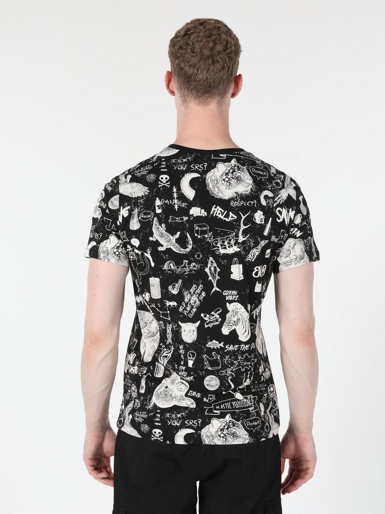 Футболка Colin’s модель CL1057611BLK Фото