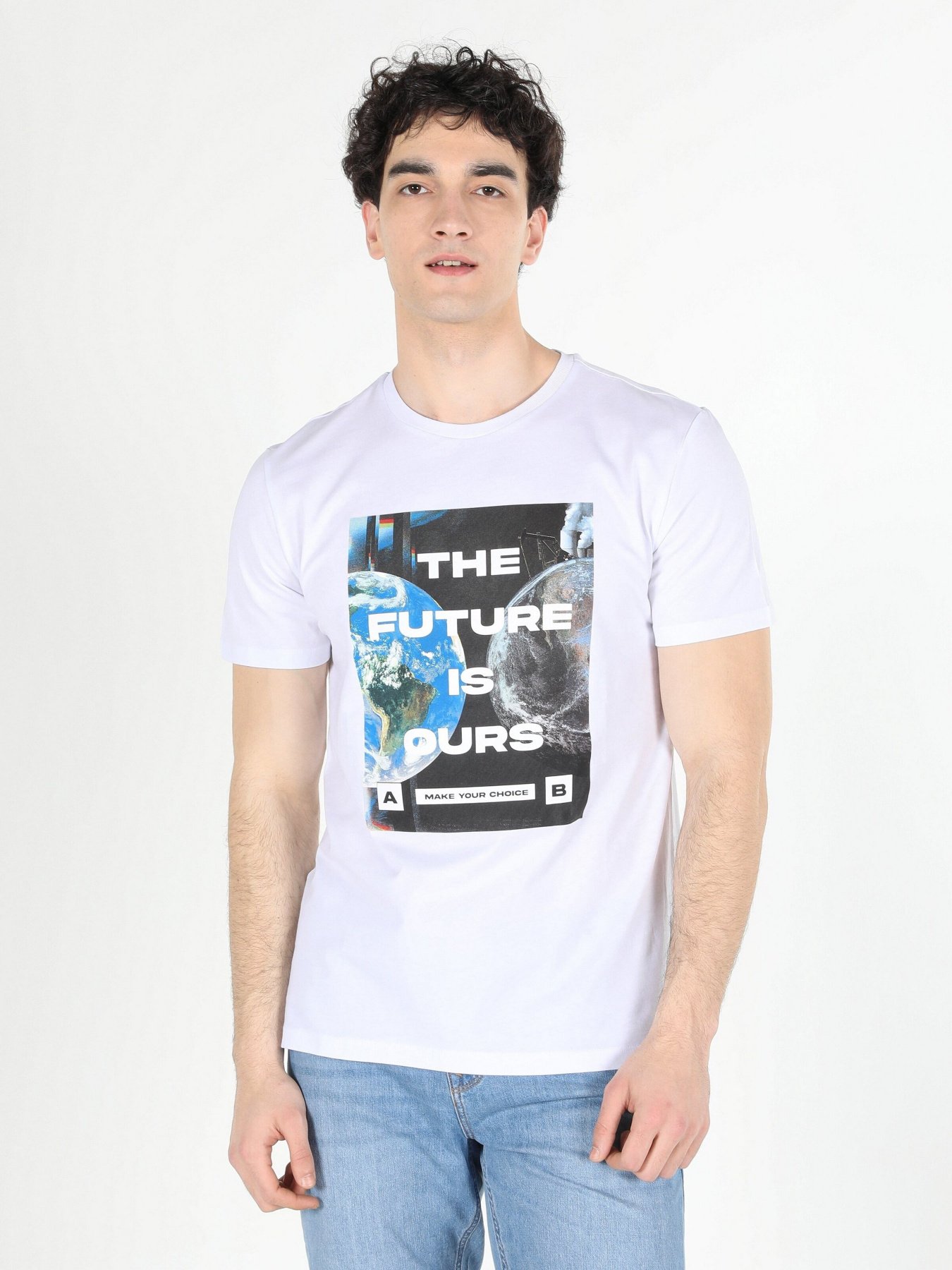 Футболка Colin’s модель CL1057613WHT Фото