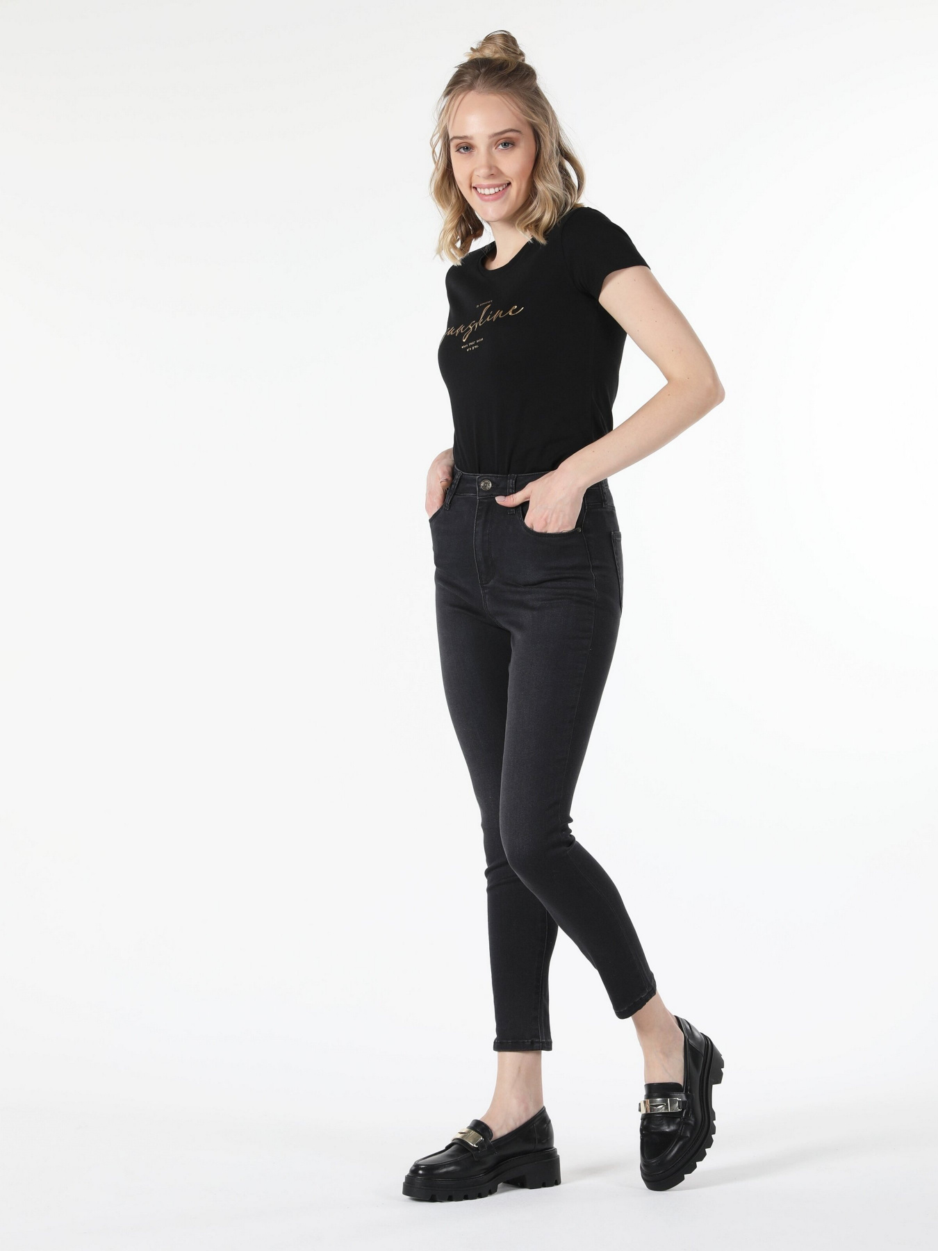 Футболка Colin’s модель CL1058490BLK Фото