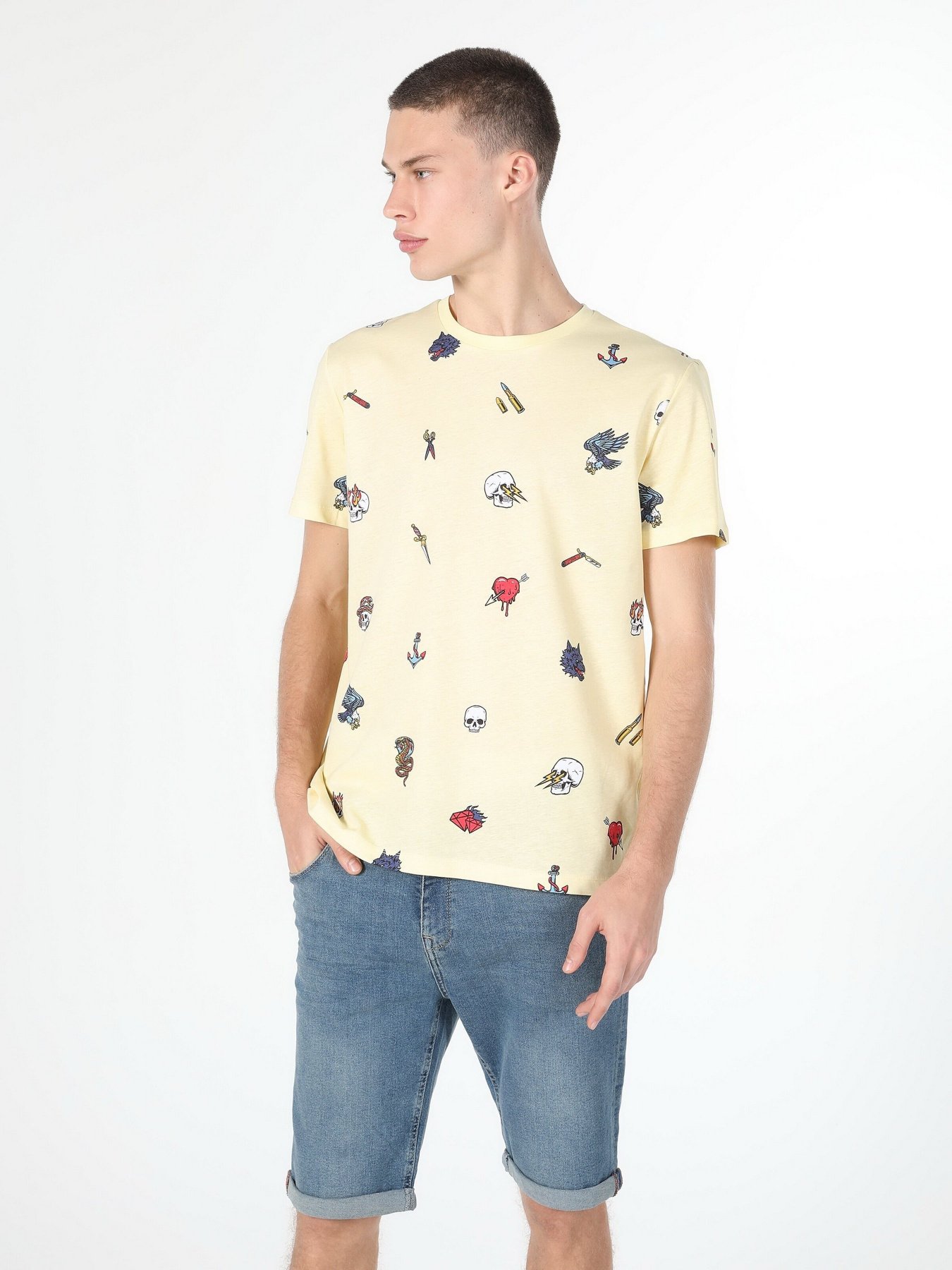 Футболка Colin’s модель CL1058663LYL Фото