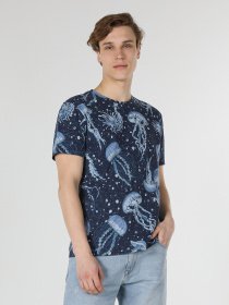 Футболка Colin’s модель CL1058678NAV Фото