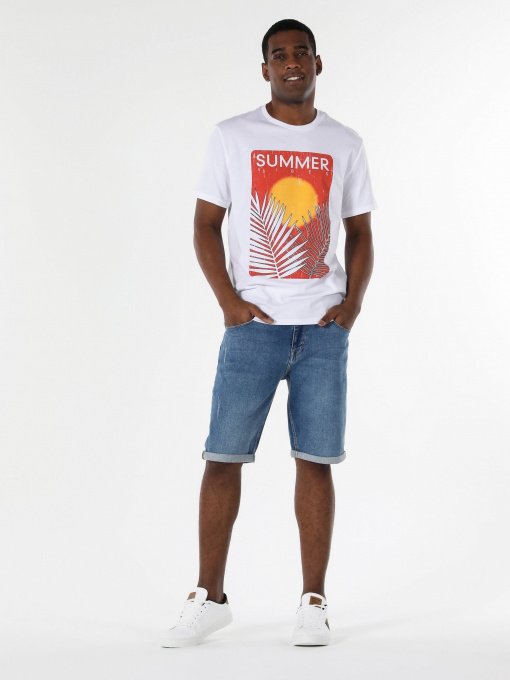 Футболка Colin’s модель CL1058688WHT Фото