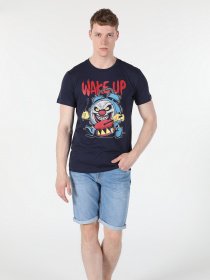 Футболка Colin’s модель CL1058701NAV Фото