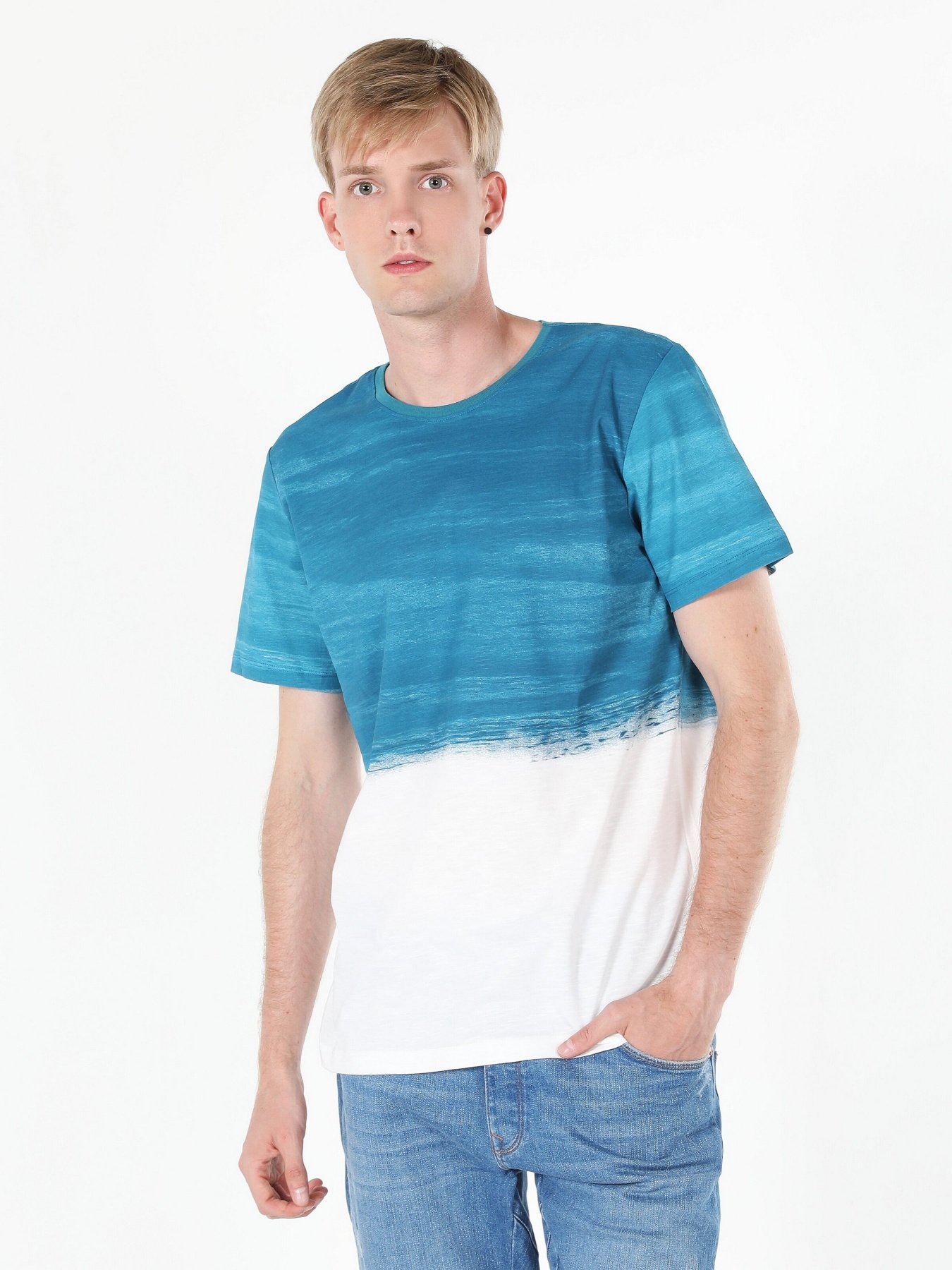 Футболка Colin’s модель CL1058707BLU Фото