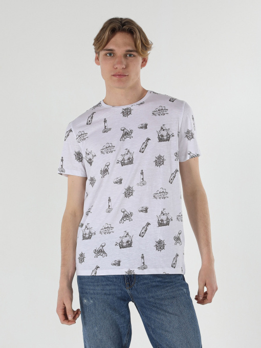 Футболка Colin’s модель CL1058821OFW Фото