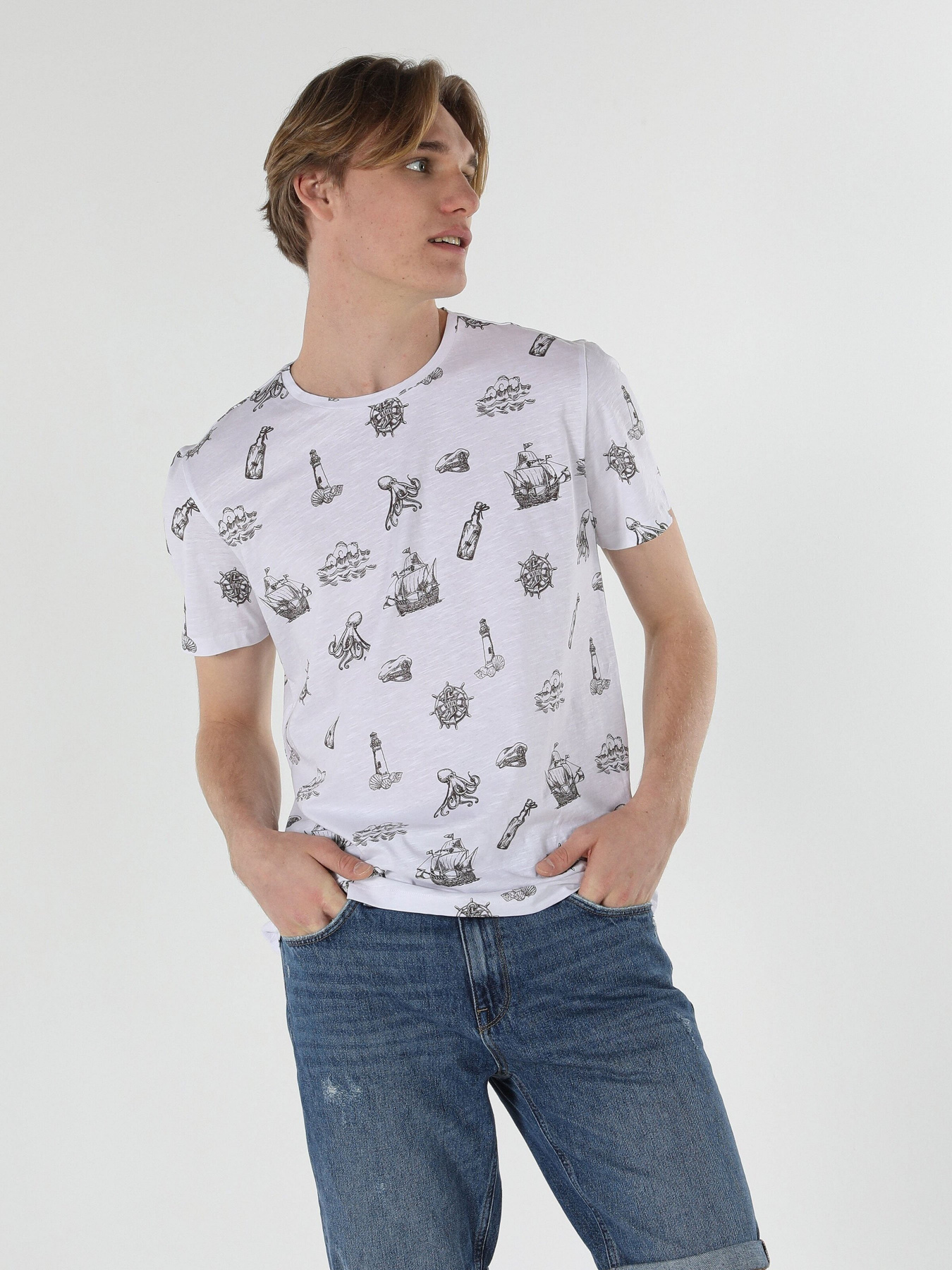 Футболка Colin’s модель CL1058821OFW Фото