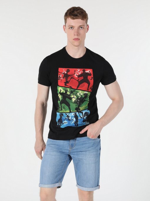 Футболка Colin’s модель CL1058876BLK Фото