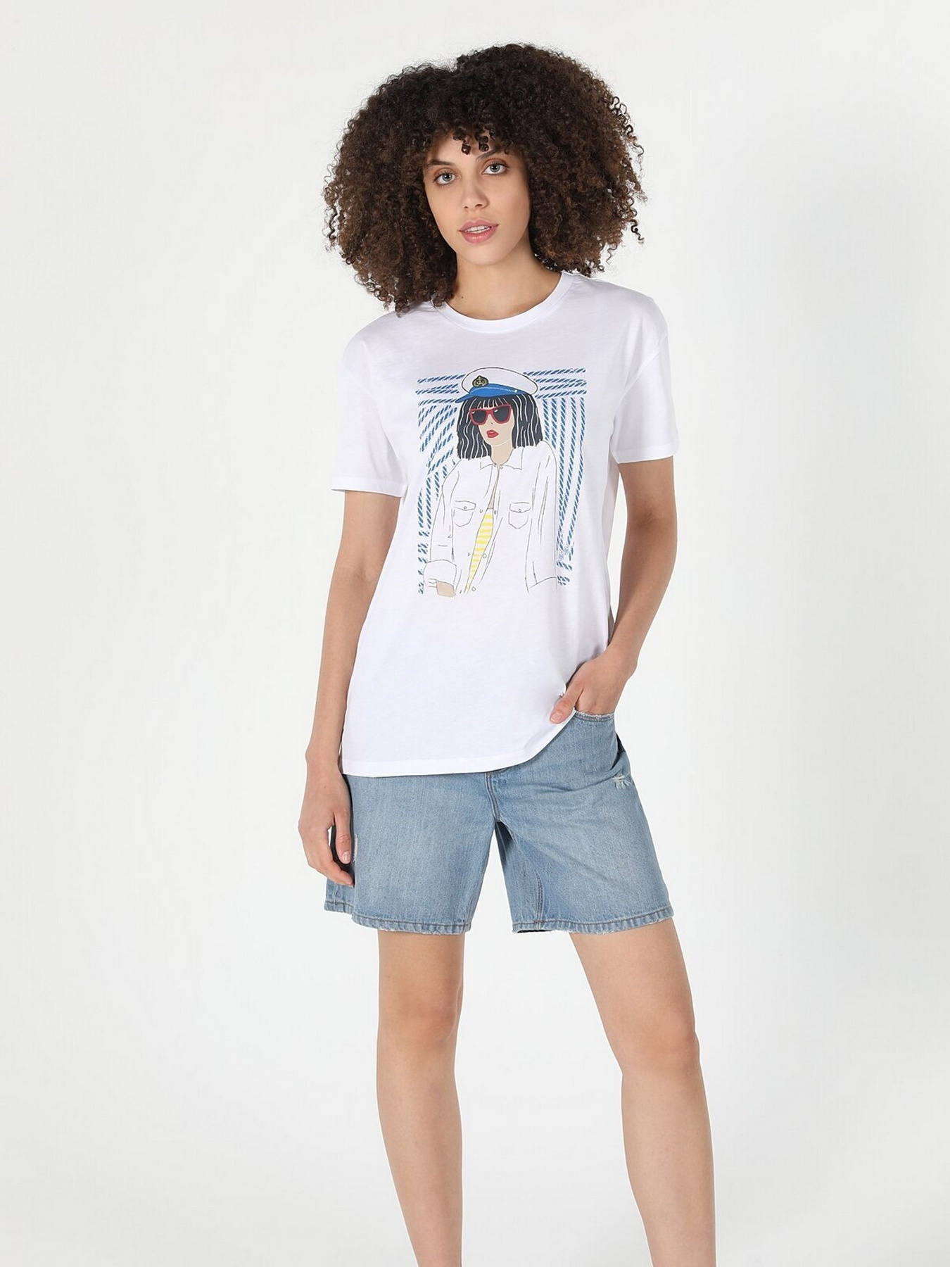 Футболка Colin’s модель CL1058917WHT Фото