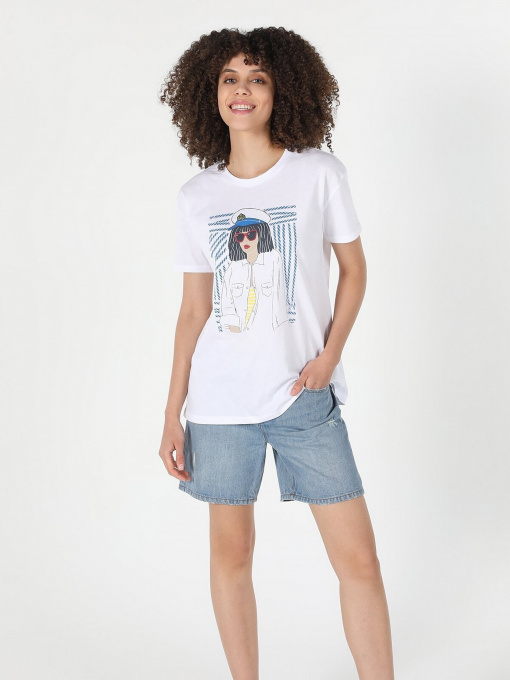 Футболка Colin’s модель CL1058917WHT Фото