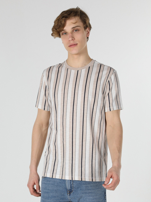 Футболка Colin’s модель CL1059115BEI Фото