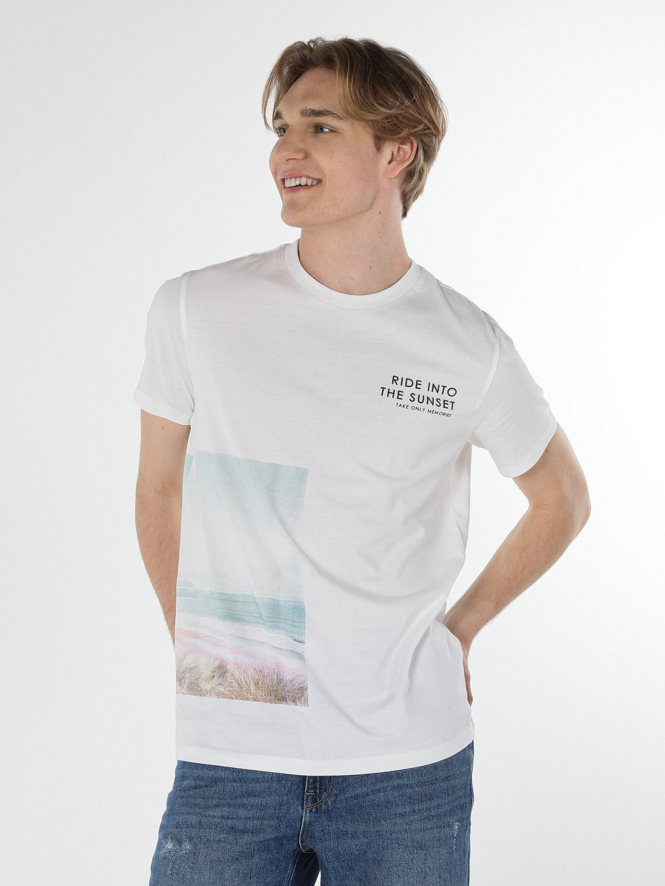 Футболка Colin’s модель CL1059122OFW Фото