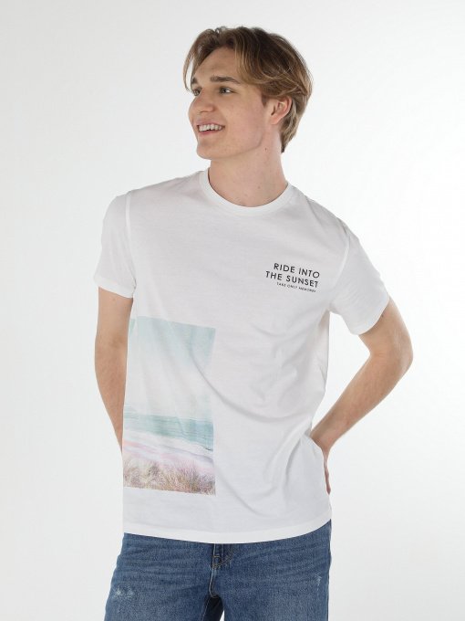 Футболка Colin’s модель CL1059122OFW Фото