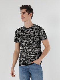 Футболка Colin’s модель CL1059129BLK Фото