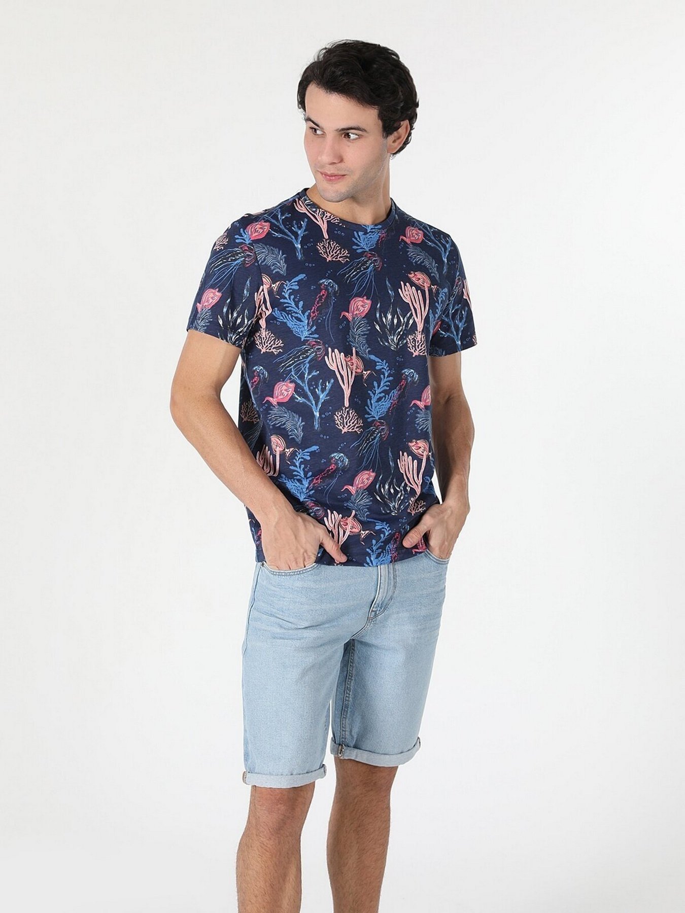 Футболка Colin’s модель CL1059974NAV Фото