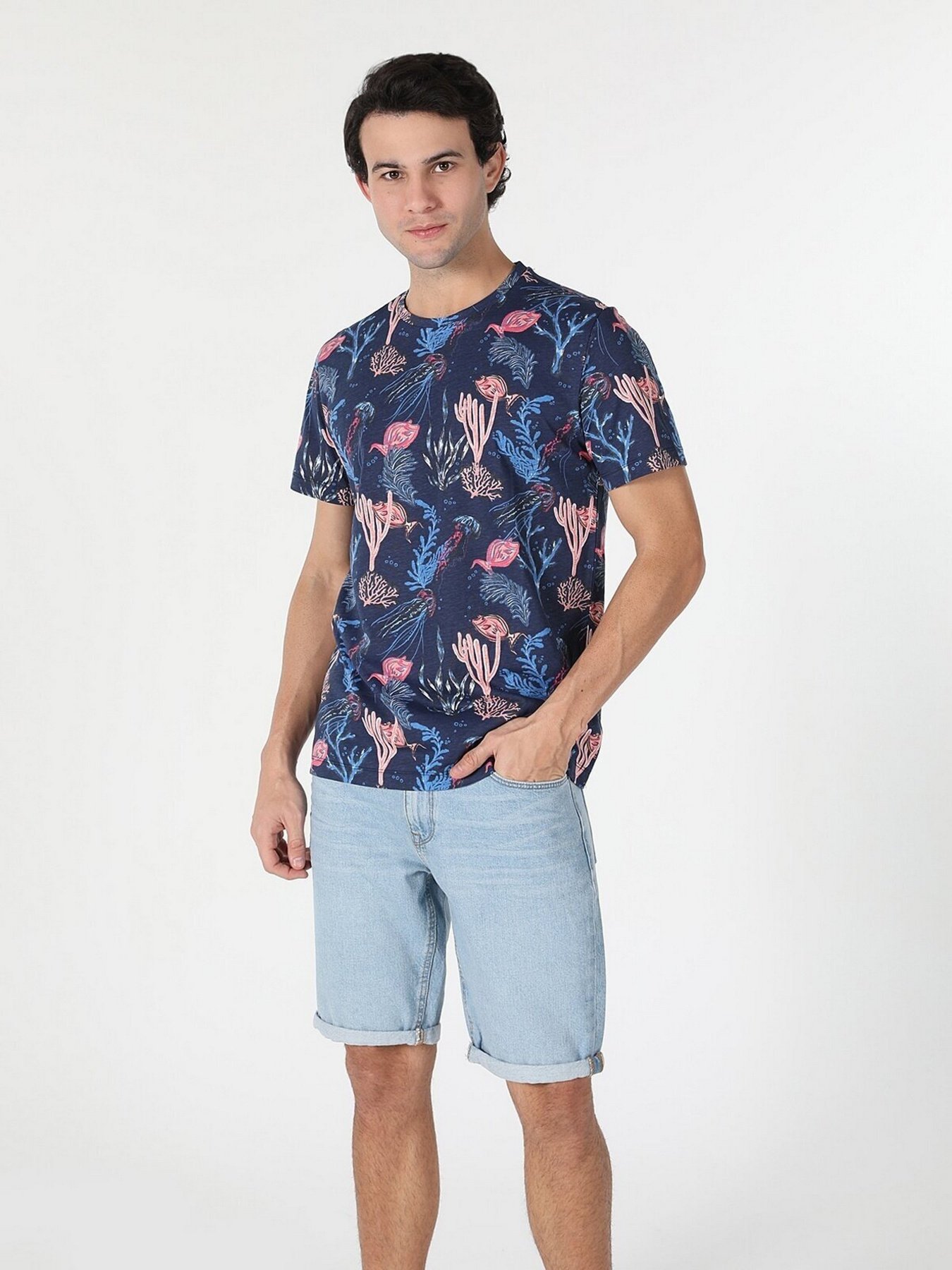 Футболка Colin’s модель CL1059974NAV Фото