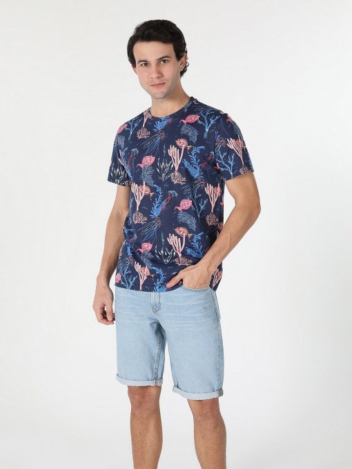 Футболка Colin’s модель CL1059974NAV Фото