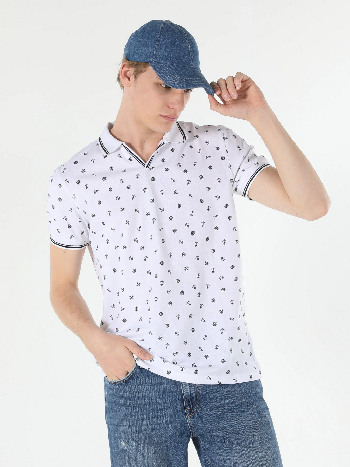 Поло Colin’s модель CL1058015WHT Фото