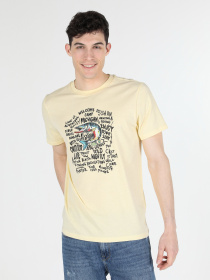 Футболка Colin’s модель CL1058676YLW Фото