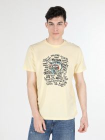 Футболка Colin’s модель CL1058676YLW Фото