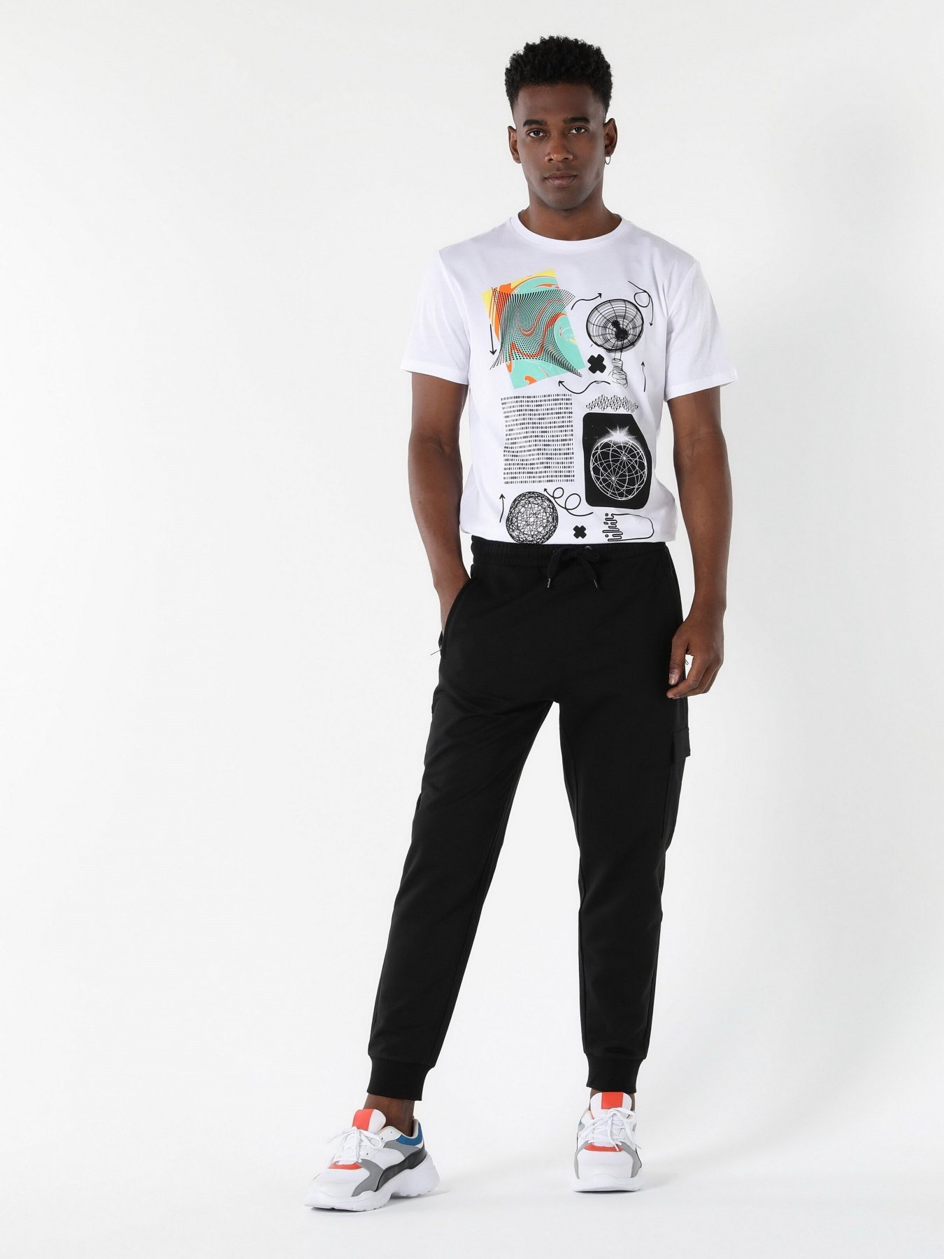 Штаны спортивные Colin’s модель CL1057313BLK Фото