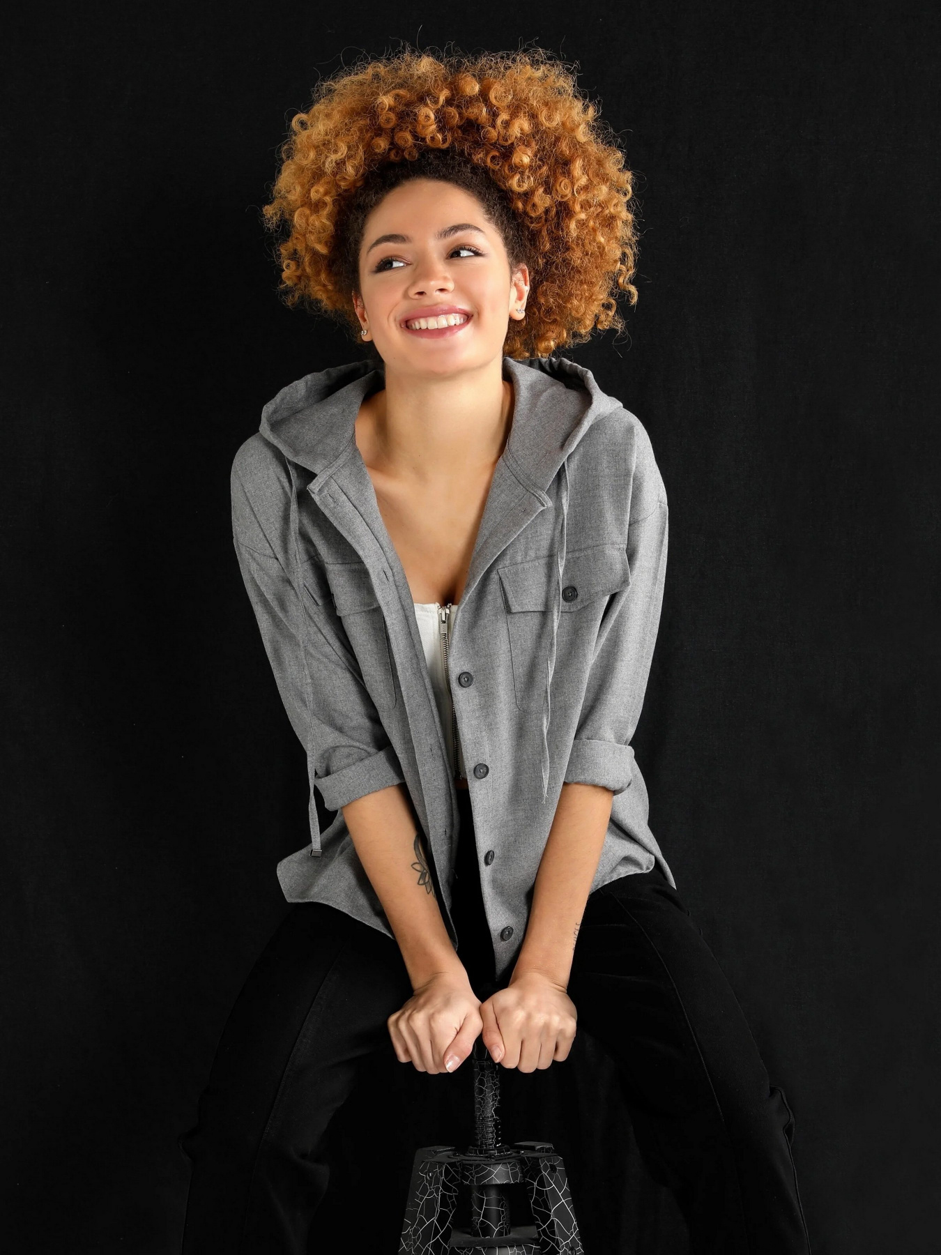 Рубашка повседневная Colin’s модель CL1056989GRA Фото