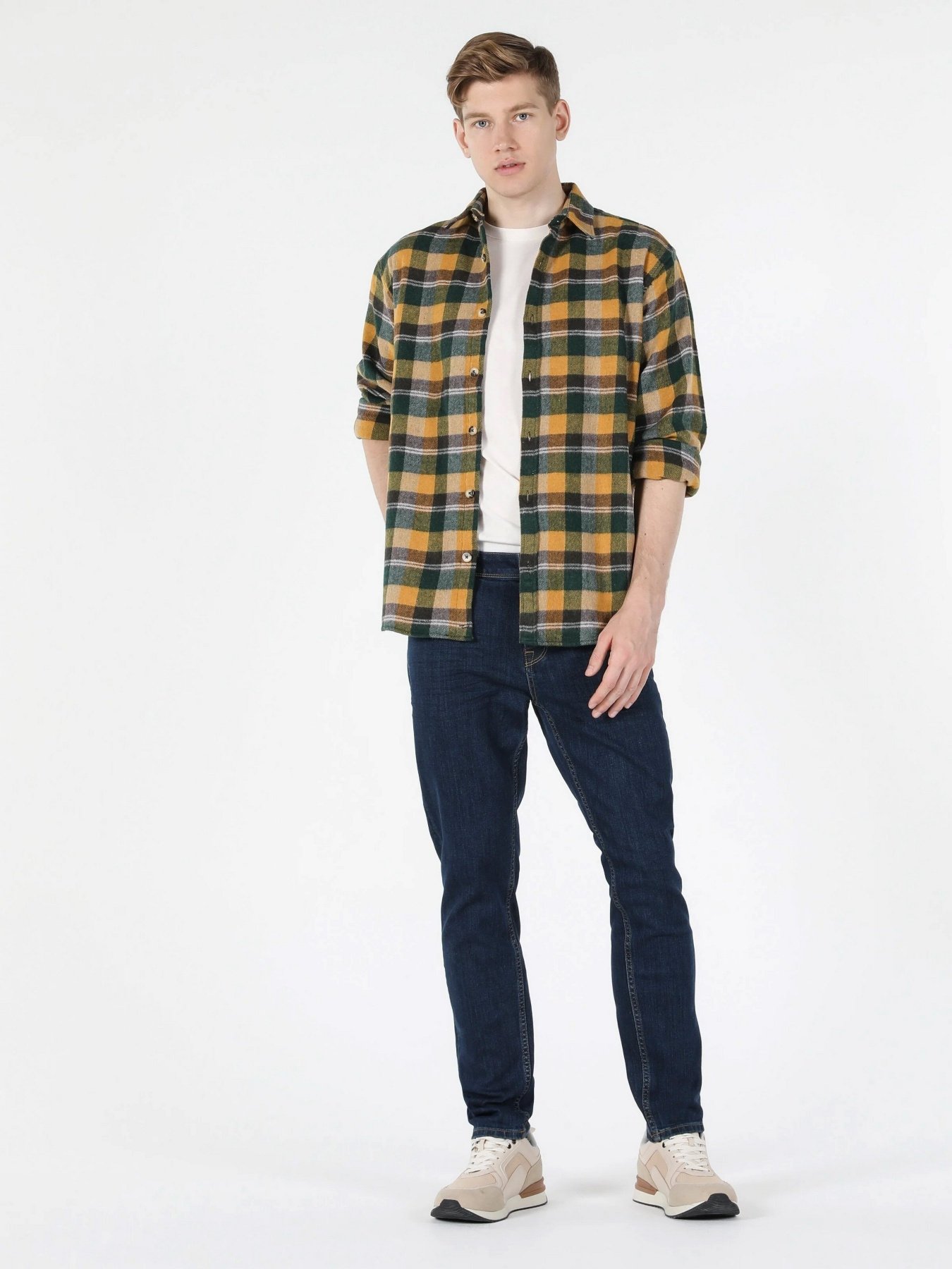 Рубашка повседневная Colin’s модель CL1056846GRN Фото