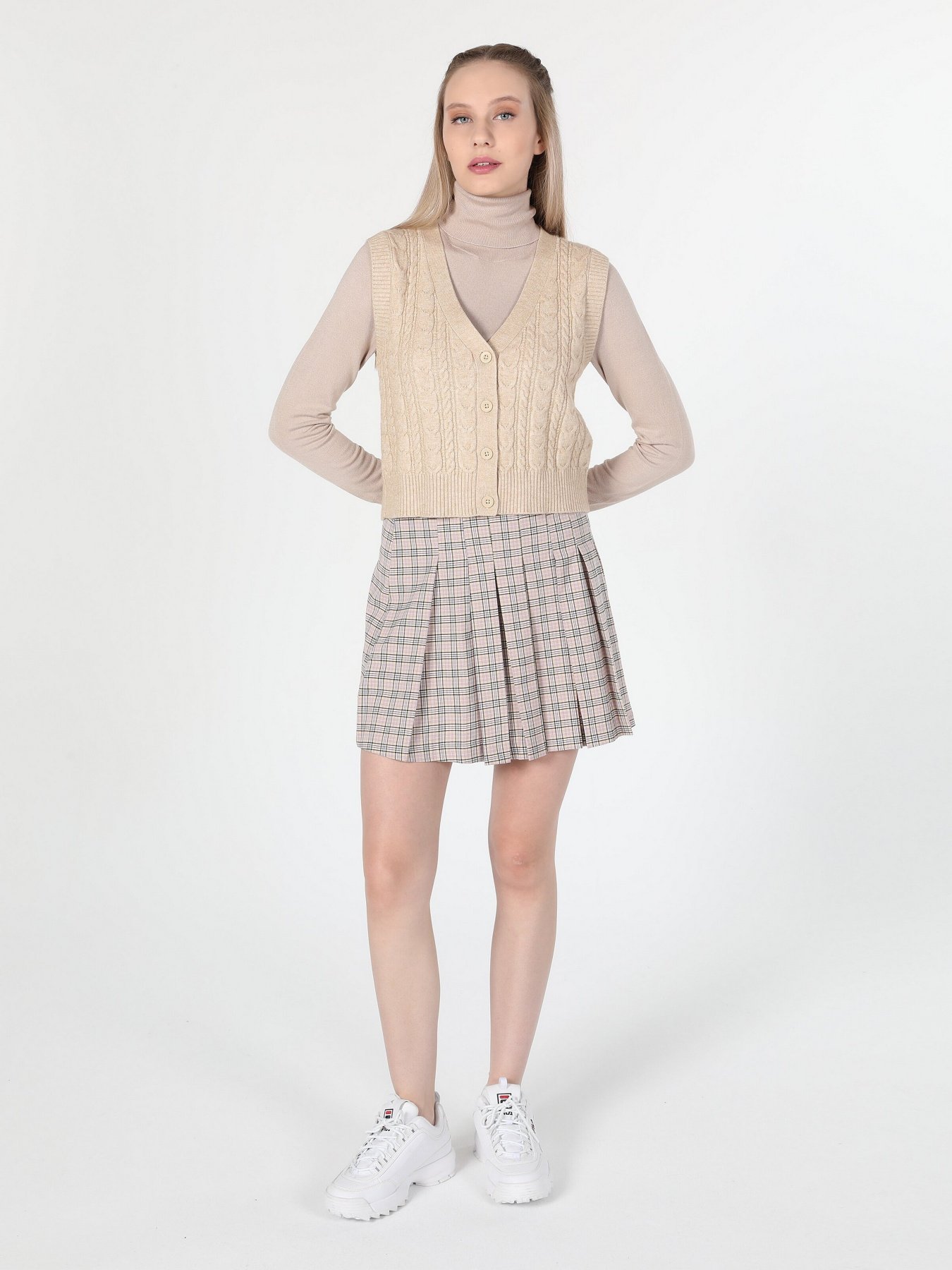 Кардиган Colin’s модель CL1060686BEI Кардиган Colin’s модель CL1060686BEI Фото