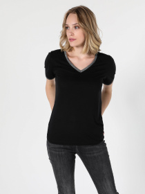 Футболка Colin’s модель CL1055192BLK Фото