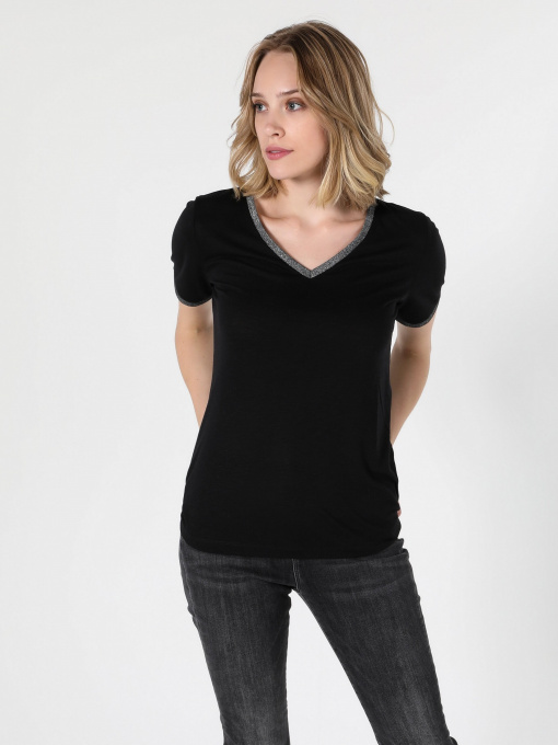 Футболка Colin’s модель CL1055192BLK Фото