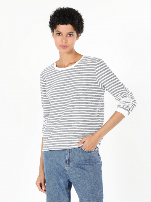 Лонгслив Colin’s модель CL1055050WHT Фото