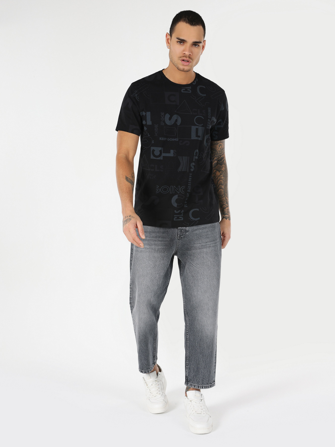 Футболка Colin’s модель CL1057057BLK Фото