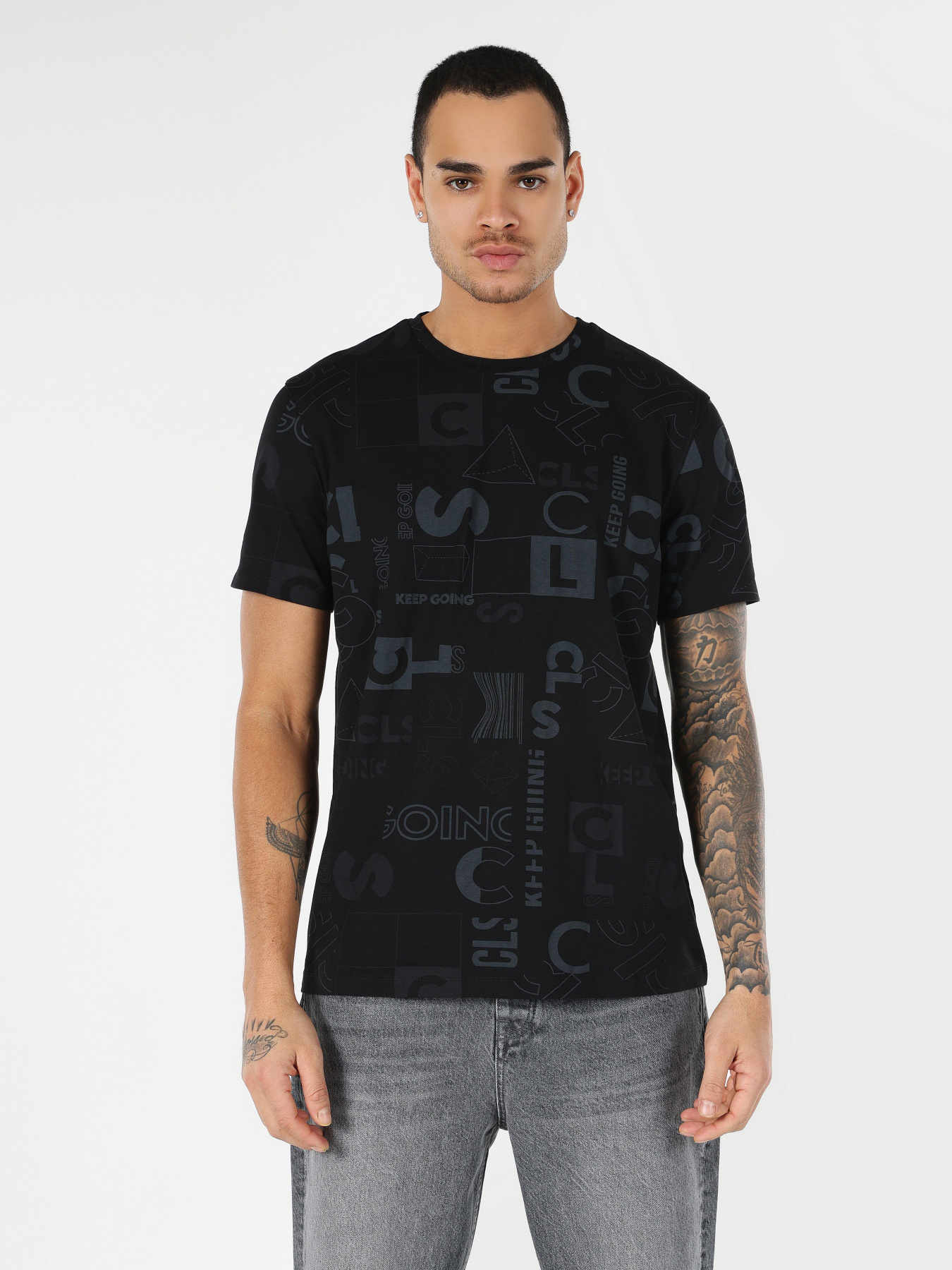 Футболка Colin’s модель CL1057057BLK Фото