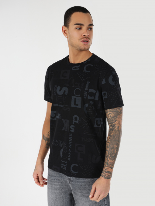 Футболка Colin’s модель CL1057057BLK Фото