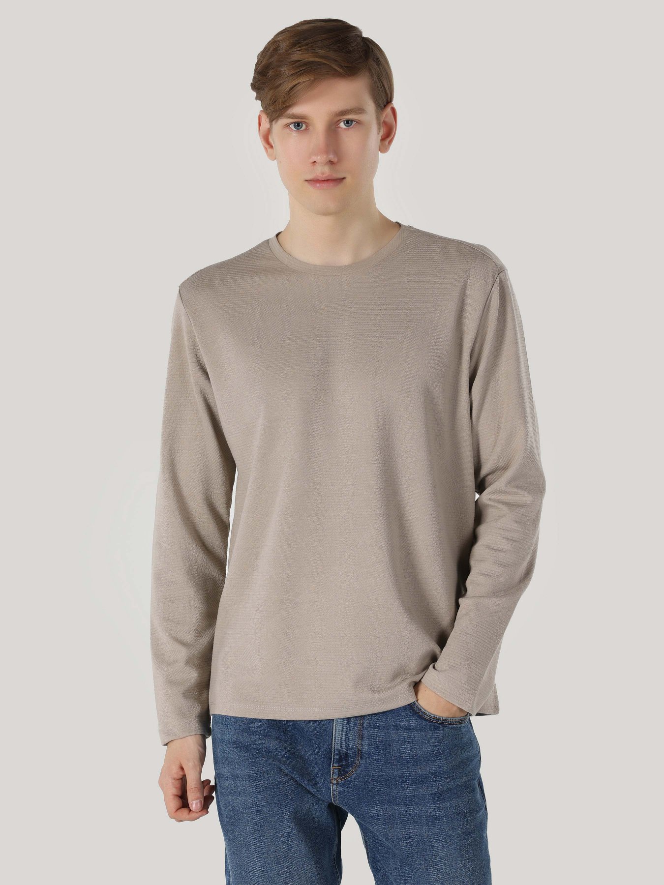 Лонгслив Colin’s модель CL1057320BEI Фото