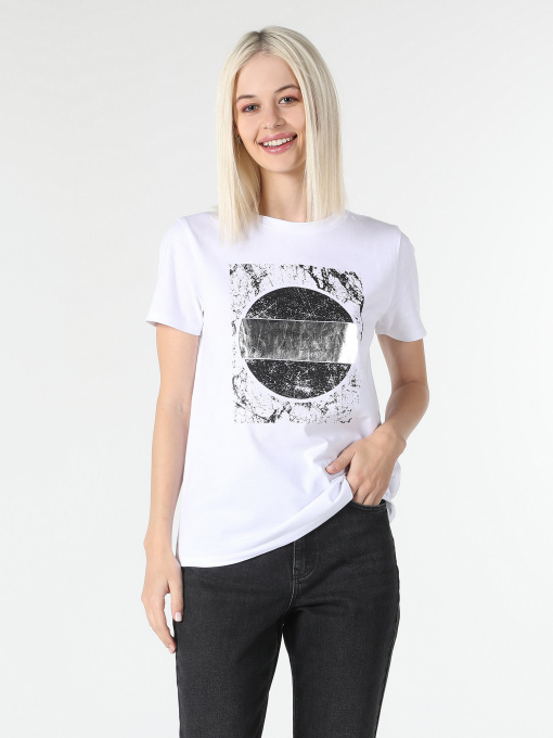 Футболка Colin’s модель CL1057342WHT Фото