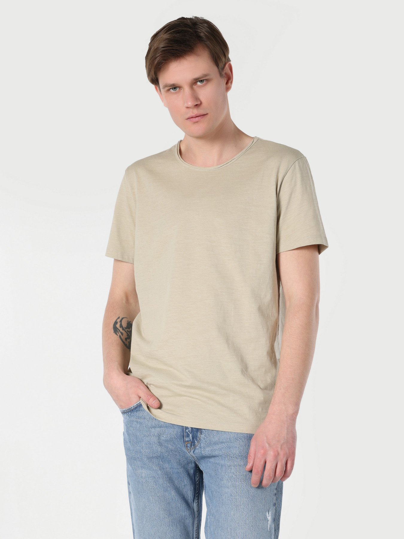 Футболка Colin’s модель CL1058580BEI Фото