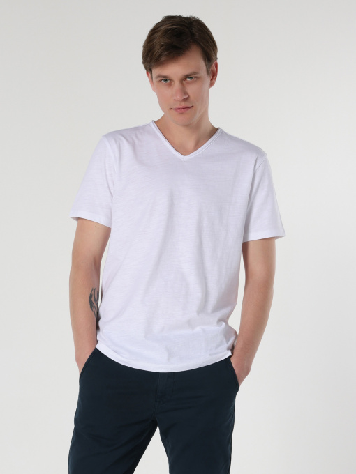 Футболка Colin’s модель CL1058584WHT Фото