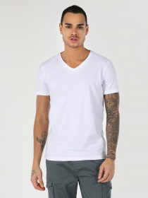 Футболка Colin’s модель CL1058591WHT Фото